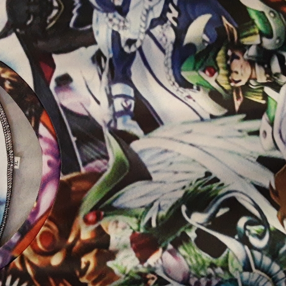 Yu-Gi-Oh Monsters Inspired 3D Sublimation Print Yugioh Graphic Tee M - Picture 9 of 9